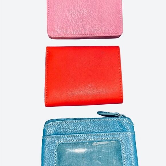 A New Day Red and Pink Leather Wallets - Picture 2 of 2